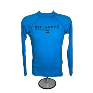 BILLABONG shirt, medium, blue, nylon & spandex, UVA/UVB